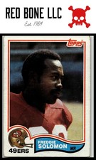 1982 Topps #492 Freddie Solomon