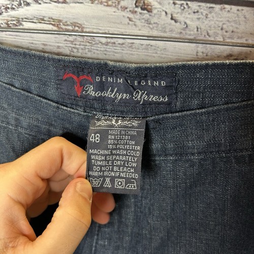 Neu Vintage Brooklyn Xpress Denim Jorts Jeansshorts Baggy Hip-Hop Rap Gr. 46 - Bild 5 von 9