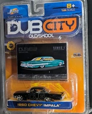 Vintage Jada Toys 2002 - Dub City Old Skool - 1960 Chevy Impala (Black)