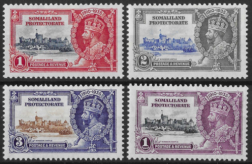 Somaliland 1935 Silver Jubilee Set SG86-89 Mint Cat£19