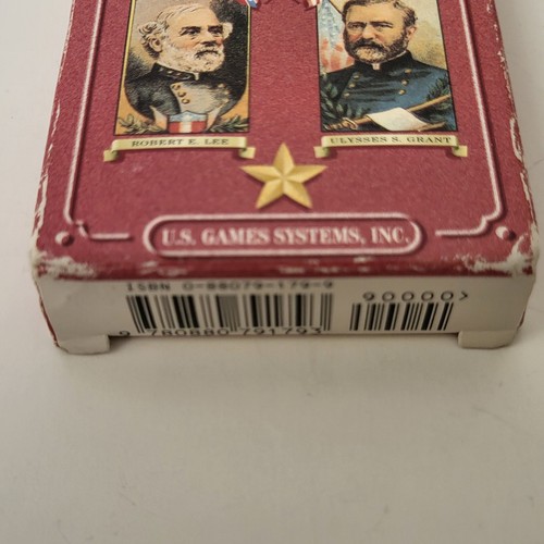 Mazzi di Carte da Gioco Vintage (4) Giochi Curiosità Guerra Civile Rivoluzione Americana Orso Fatti - Foto 11 di 21