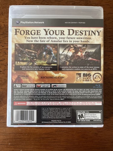 Kingdoms of Amalur: Reckoning PS3 - Brand New Factory Sealed - Picture 2 of 6