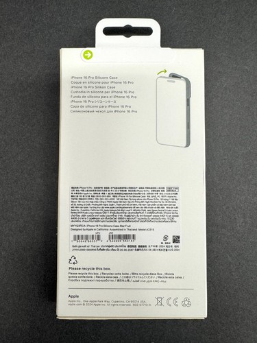 Coque silicone Apple authentique avec animation MagSafe iPhone 16 Pro Pop-Up MagSafe - Photo 26 sur 35