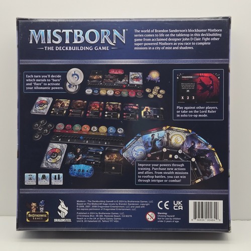 Mistborn The Deckbuilding Game - Brotherwise Games NIB - Picture 2 of 9
