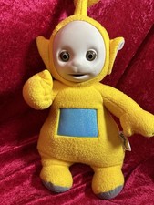 Teletubbies LAA LAA Talking Yellow 16 Plush Stuffed Doll Toy TESTED Hasbro