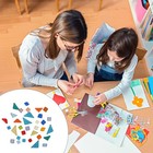 Verschiedene Farben 200g Mosaikfliesen kreative Kunsthandwerksvorräte