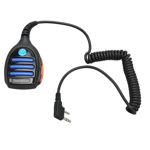 Walkie Talkie Speaker Mic Waterproof 2 Pin Shoulder Speaker Mic For F CB - Zdjęcie 1 z 22