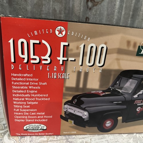 Texaco Fire Chief 1953 Ford F100 Delivery Truck 1/18 Scale Limited Edition - Picture 2 of 7