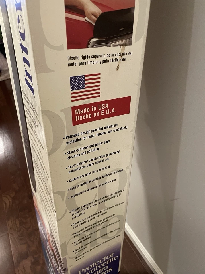Protector capó deflector de aire Bug Chevy S10 GMC Sonoma MÁS, Lund 18029 humo nuevo en caja Foto 4 de 4