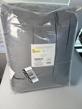 Threshold Full/Queen Gray Solid 100 Polyester Rectangular Pillow Sham 20x26in