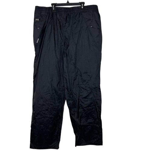 Pantalones de lluvia impermeables para hombre Helly Hansen negros ligeros al aire libre talla L NUEVO - Imagen 1 de 8