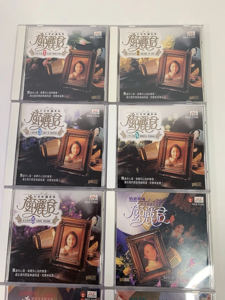 TERESA TENG 鄧麗君 SUPERSTAR ALBUM COMPLETE COLLECTION 1-10 MUSIC CD RARE Foto 2 de 4