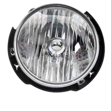 For 07-18 Wrangler JK Headlight Headlamp w/o Leveler Motor & Harness Driver Side