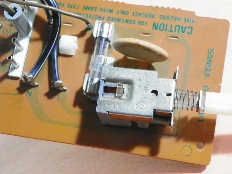 Sansui SC-3300/3330 Cassette deck power switch & multi voltage Transformer G1261 - Image 4 of 4