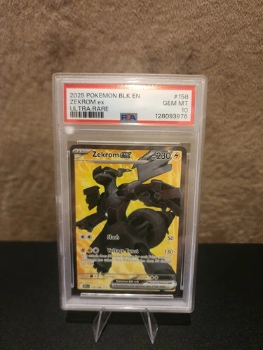 PSA 10 - GEM MINT - ZEKROM EX 158/086 - ULTRA RARE BLACK BOLT POKEMON ⚡