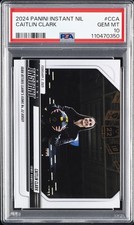 2024 PANINI INSTANT NIL #CCA CAITLIN CLARK ROOKIE RC PSA 10