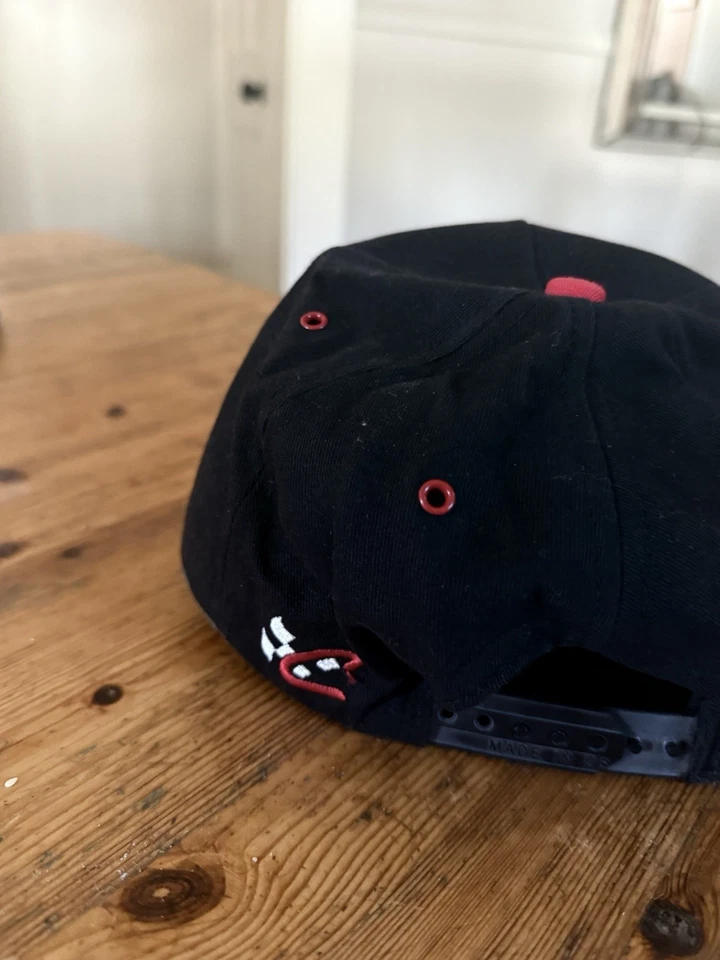 Gorra negra VTG Chase Authentic NASCAR #25 Ricky Craven Bud Racing Hecha en EE. UU. Foto 3 de 4