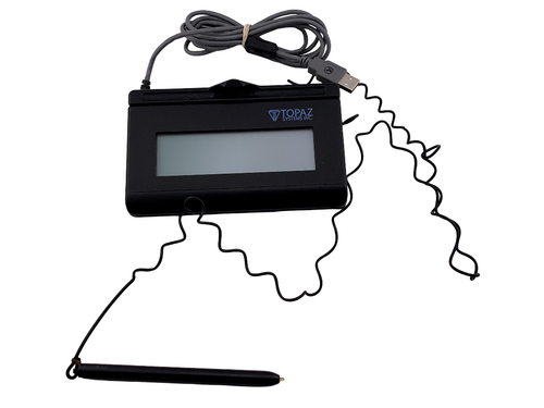 Topaz Signature Pad T-LBK462-BSB-R z rysikiem/rysikiem – przetestowana - Zdjęcie 2 z 4