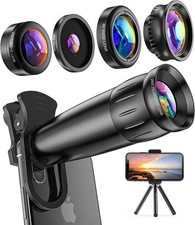 LIERONT Phone Camera Lens for iPhone Samsung Huawei, 25X Telephoto Lens