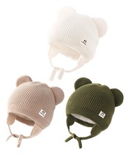 Baby Infant Winter Hat Toddler Beanie with Bear Ear Boys Girls Soft Warm Cap