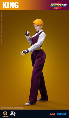 Figura coleccionable Tunshi Studio TS-XZZ-006 King The King of Fighters 97 1/6 - Imagen 4 de 12