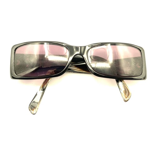 Chanel 5078 820/87 Black Rectangle Wrap Sunglasses Frames 54-16 135 Italy Unisex - Picture 11 of 12