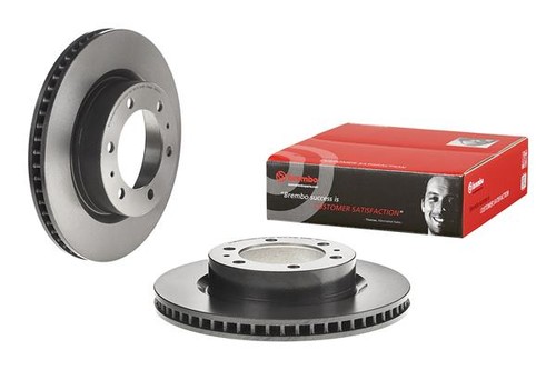 2x Brake Discs Pair Vented fits TOYOTA HILUX Mk8 2.8D Front 2015 on 1GD-FTV Set - Picture 3 of 8