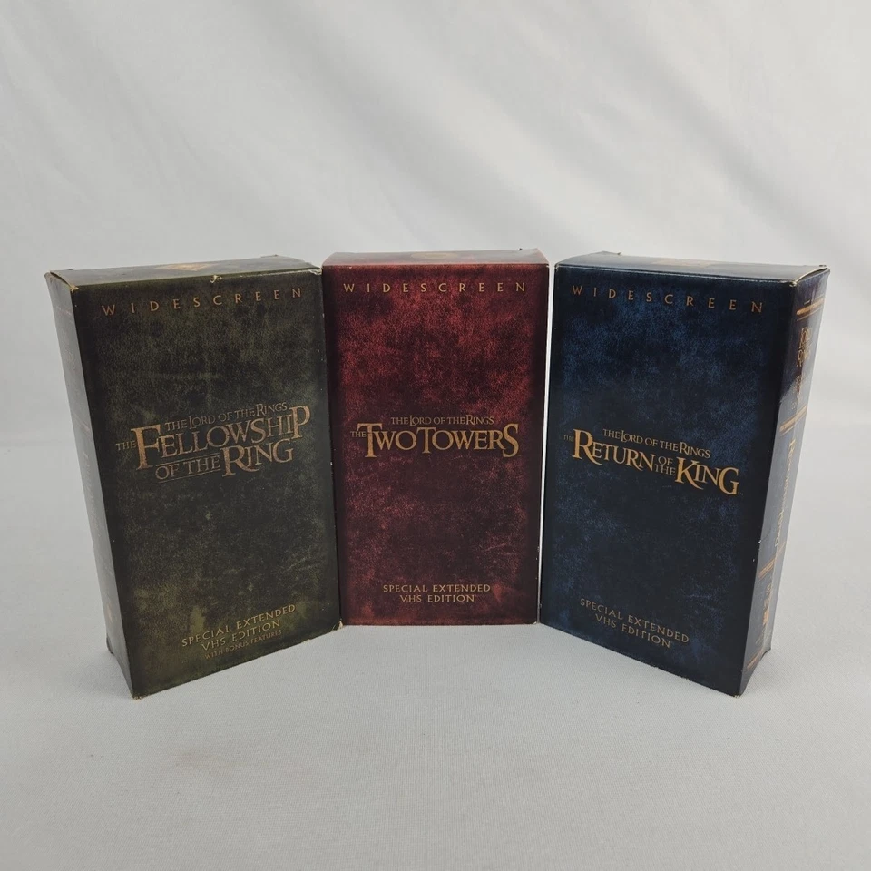 The Lord Of The Rings Trilogy Special Extended VHS Edition - 3 Movies - 6 Tapes - Image 3 of 4