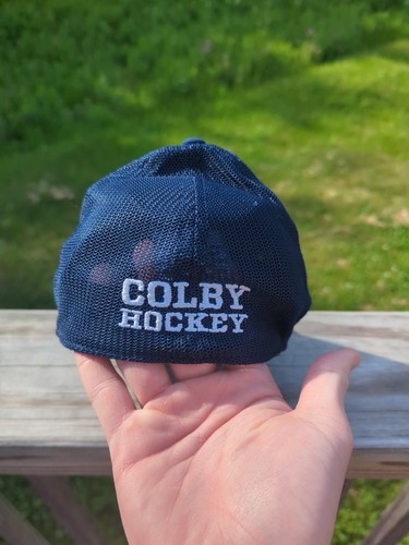 Colby College Hockey Maine Adult Small Medium Hat Cap - Picture 5 of 9