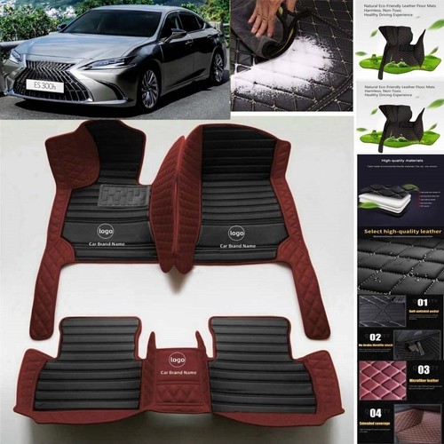 For Lexus ES Car Floor Mats Custom Waterproof Luxury Carpets Auto Liner - Foto 28 di 34