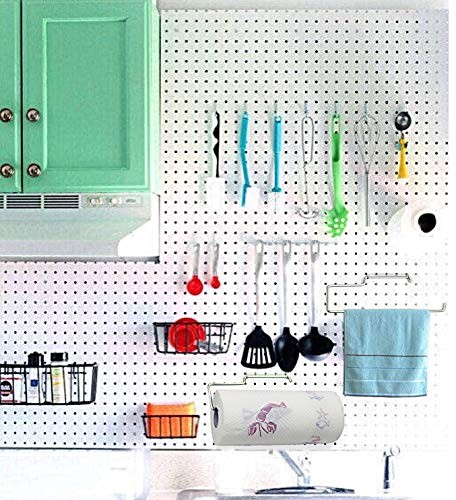 2er Pack Edelstahl Lochwand Papier Handtuch Halter | - Bild 6 von 7