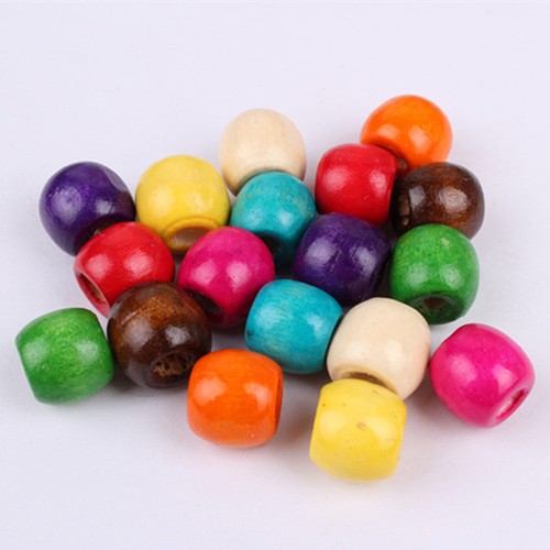 300 PZ Forniture per Creazione Gioielli Legno Artigianato Perline Fai da Te Legno - Foto 1 di 12