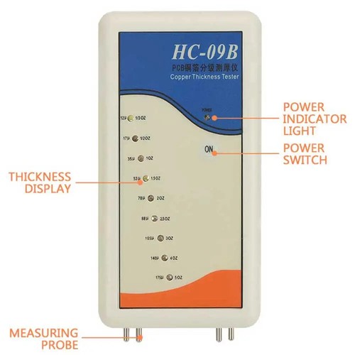 Copper Thickness Tester Pcb Copper Clad Board Grading Nine-Level Tester - Picture 5 of 12