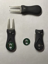(1) Pine Valley Golf Club 1" Coin Golf Marker & (1)  Switchblade Golf Divot Tool