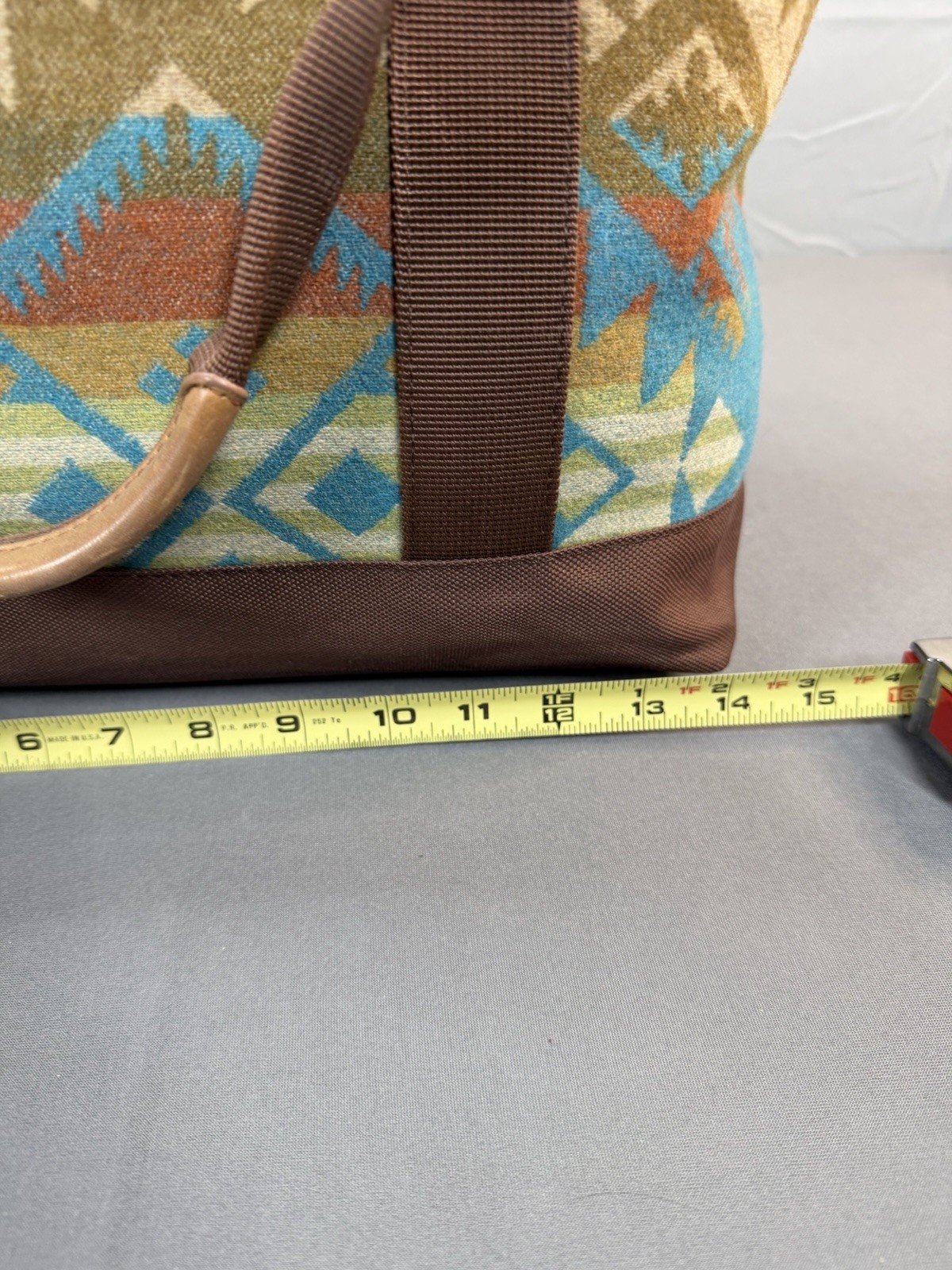 Pendleton Wool Blanket Tote Bag Southwestern Trib… - image 11