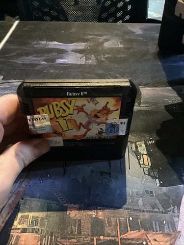 Bubsy II Sega Genesis Box And Game - Picture 6 of 7