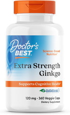 Extra Strength Ginkgo, Non-Gmo, Vegan, Gluten Free, Soy Free, Promotes Mental Fu