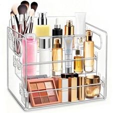 3-Tier Bathroom Counter Organizer   Storage Shelf for Makeup, Perfume  Skinc...