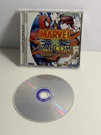Marvel vs. Capcom: Clash of Super Heroes (Dreamcast, 1999) Disc Complete CIB SEE