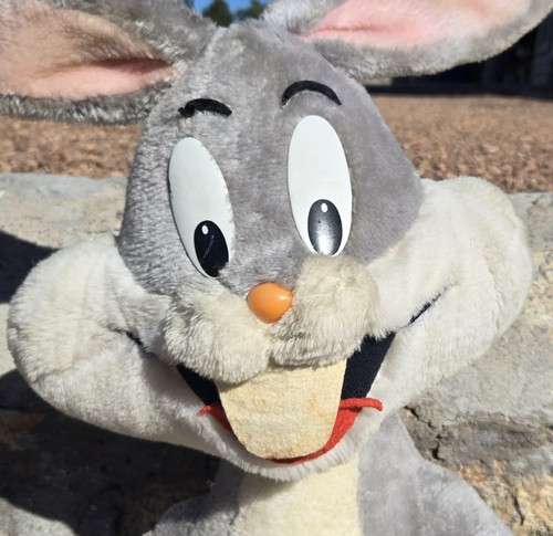 RARE Vintage 1971 Warner Bros Mighty Star Huge Bendable Plush Bugs Bunny - Bild 8 von 8
