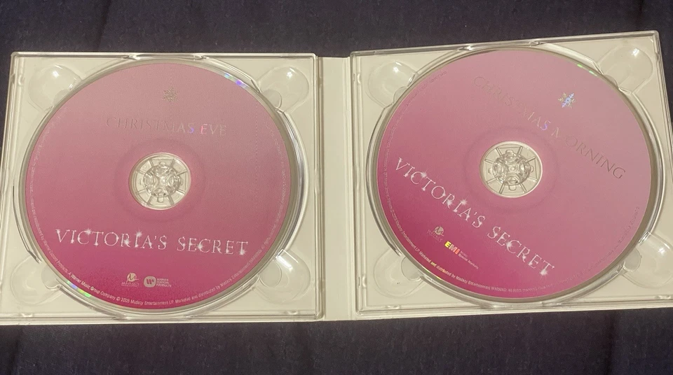 Victoria’s Secret Christmas Eve Christmas Morning 2 CD Set 2005 Santa Baby - Image 2 of 4