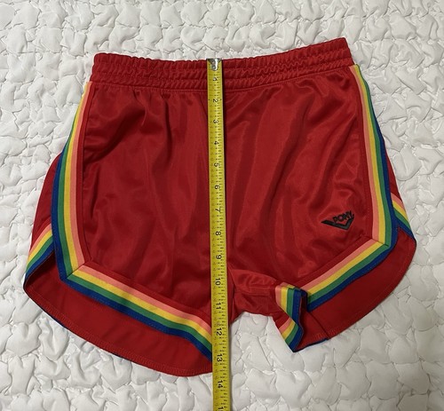 Pony Mädchen rot Sport Shorts Regenbogen Trim Trikot Sport Retro Größe L 14-16 - Bild 11 von 12