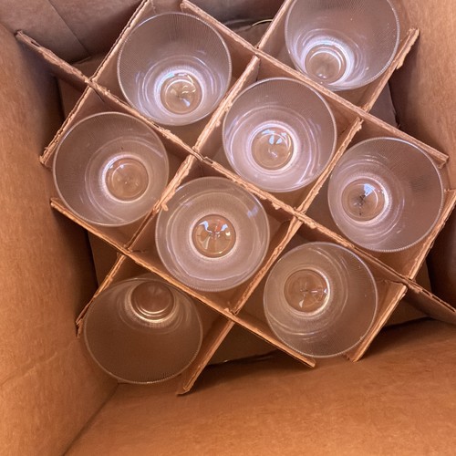 Vintage Federal Glas nordisch gerippt Bowle Schüssel Set Party MCM Original Box Retro - Bild 7 von 8