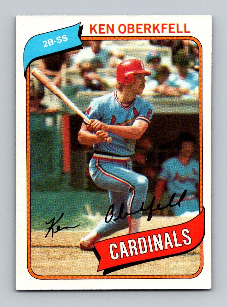 1980 topps #701 Ken Oberkfell