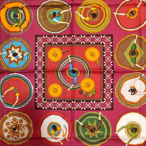 Unused HERMES Carre 90 Belles du Mexique 35in Silk Scarf 90cm Virginie Jamin - Picture 6 of 24