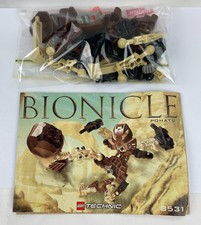 LEGO BIONICLE Toa Mata POHATU 8531 100% COMPLETE with Instruction Manual 2001