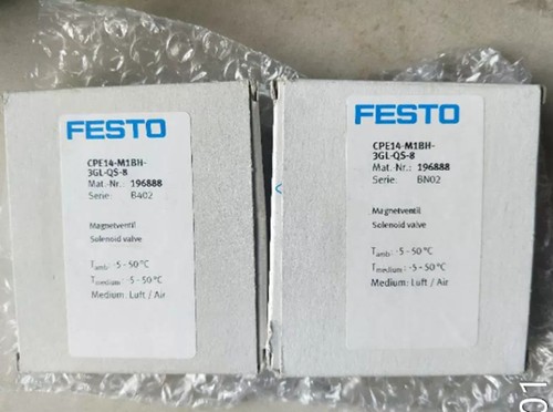 NEW FESTO CPE14-M1BH-3GL-QS-8 196888 Solenoid Valve - Picture 10 of 10