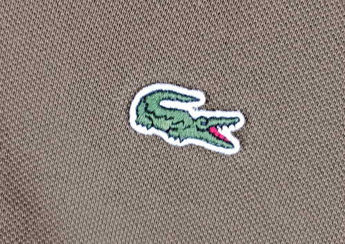Lacoste Polo Shirt Men's Size 6 Large Olive Green Crocodile - Picture 3 of 8