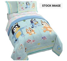Jay Franco Bluey Bingo 7 Piece Full Size Comforter Bed Set Includes Free Gift