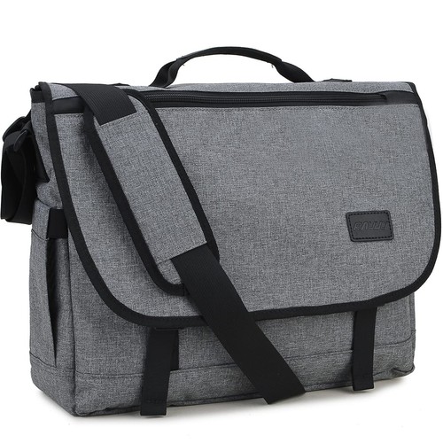 Messenger Bag for Men, Water Resistant Lightweight Satchel 17 Inch Laptop Sho...